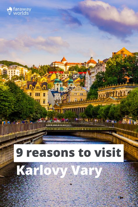 9 reasons why you should visit Karlovy Vary Lookout Tower, Karlovy Vary, Thermal Spring, Spa Resort, Cool Cafe, Beautiful City, Grand Hotel, Resort Spa, Walking Tour