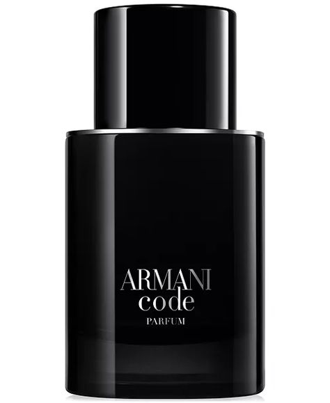 Armani Beauty Men's Armani Code Parfum Fragrance Collection - Macy's Armani Code Parfum, Armani Code, Masculine Fragrance, Armani Beauty, Fragrance Spray, Fragrance Collection, Tonka Bean, Armani Men, Bottle Design