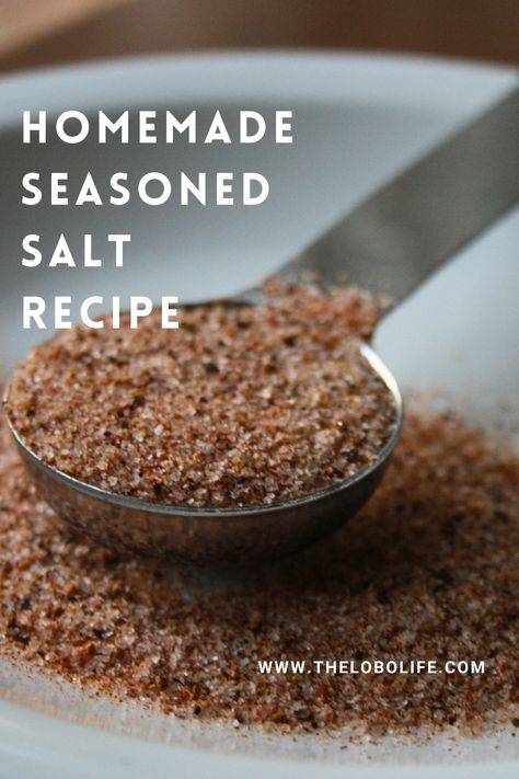 This homemade seasoned salt recipe is the perfect blend for all of your cooking. Just measure, mix, and use! Lawrys Seasoning Salt Recipe, Lawrys Recipes, Seasoned Salt Recipe, Homemade Seasoned Salt, Seasoning Salt Recipe, Season Salt, Homemade Seasoning Salt, Smart Eating, Dry Rubs