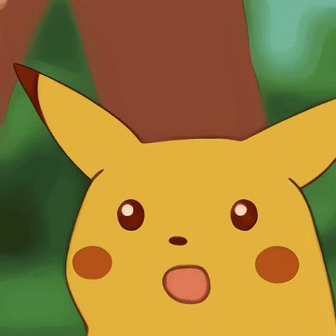 Shocked Pikachu Face, Anime Shocked Face, Shocked Pikachu, Shock Meme, Pikachu Face, Pikachu Pikachu, Shocked Face, Cute Pikachu, Reaction Memes