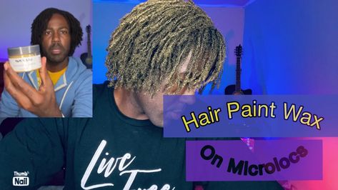 In this video I decided to give hair paint wax a go with my microlocs to see if I liked the results. These hair color waxes come in several different colors so I wanted to see how the gold would look on my briadlocs. Hair Color On Locs, Color On Locs, Wax Hair Color, Loc Tutorials, Hair Painting, Locs, I Decided, Simple Style, That Look