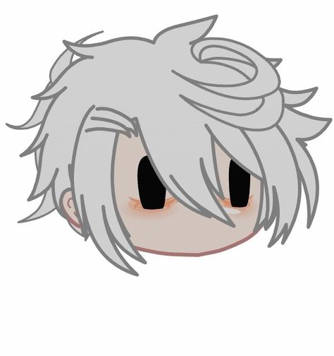 Gacha Life Boy Hair, Gacha Hairstyles, Duck Paper, Hair Gacha, Gacha Hacks, Club Hair, Gacha Hair, Club Hairstyles, Oc Gacha