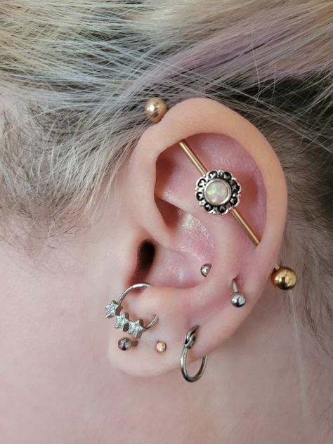 Ear piercings Ear Piercing Ideas Anti Tragus, Anti Tragus Hoop Piercing, Tragus Titanium Piercing Jewelry, Tragus Piercing Jewelry Industrial, Anti Tragus Hoop, Anti Tragus Piercing, Snug Piercing, Anti Tragus, Face Piercings