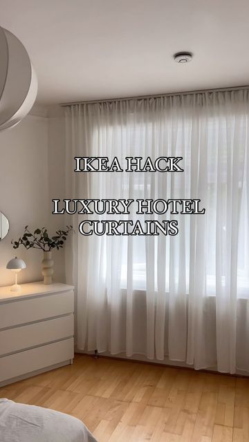 Hotel Curtains, Ikea Shoe Storage, Luxury Hotel Design, Ikea Shoe, Ikea Finds, Ikea Curtains, Hallway Design, Luxurious Hotel, Ikea Hackers