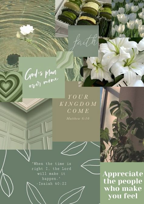 Just for your green needs Sage Green Christian Wallpaper Collage, Ipad Wallpaper Christian Aesthetic, Christian Wallpaper Iphone Aesthetic Collage, Christian Mood Board Aesthetic, Memory Verse Wallpaper Aesthetic, Green Aesthetic Christian Wallpaper, Christian Ipad Wallpaper Aesthetic, Christian Backgrounds Laptop, Sage Green Christian Wallpaper