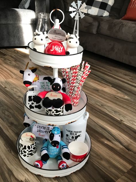 Chick Fil A Party Theme, Chick Fil A Baby Shower Ideas, Chickfila Birthday Party, Chick Fil A First Birthday Party, Chickfila Party, Chick Fil A Birthday Party Theme, Chick Fil A Party, Chick Fil A Birthday, Pta Events