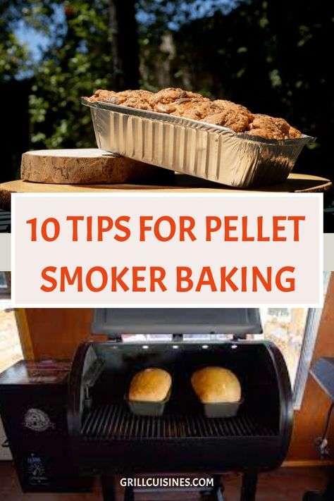 10 Tips For Baking On Pellet Grill - Grill Cuisines Smoked Bread Recipes, Recteq Pellet Grill Recipes, Pit Boss Pellet Grill Recipes, Grill Tips, Artisanal Bread, Pit Boss Pellet Grill, Smoked Dishes, Traeger Cooking, Ninja Grill