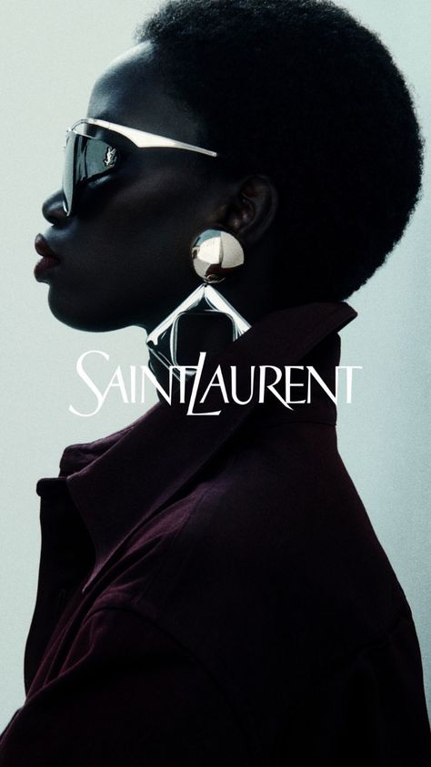 ❦ on X Saint Laurent Campaign, Ysl Fragrance, Vogue Fashion Photography, Fragrance Editorial, Anok Yai, Brand Campaign, Bad Habits, Commercial Photography, Ad Campaign