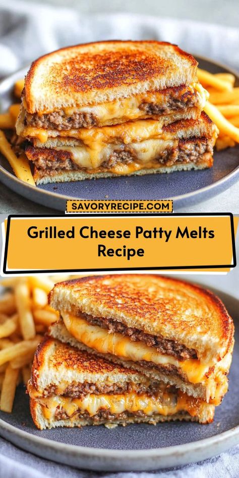 Looking for a flavorful way to elevate your ground beef dishes? These Grilled Cheese Patty Melts are not only easy to make but also a hit with both kids and adults. Don't miss out on this tasty recipe—save it for your go-to collection of ground beef recipes! Grilled Cheese Patty Melt, Ground Beef Sandwiches Recipes, Homemade Patty Melt, Patty Melt Recipe Easy, Easy Hamburger Patty Recipe, Patty Melt Recipe Ground Beef, Steak And Shake Frisco Melt, Patty Melt Recipe Pioneer Woman, Ground Beef Patties Recipes