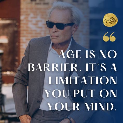 This quote really resonates with me 👉Age is no barrier. It’s a limitation you put on your mind.

Embracing this mindset opens up endless possibilities! Whether it's starting a new hobby, pursuing a passion, or setting fresh goals, there’s no time limit on living fully and vibrantly. Break free from those mental constraints and prove that life only gets better with age 🎉 Break Free, New Hobbies, Endless Possibilities, Put On, Mindfulness, Lifestyle