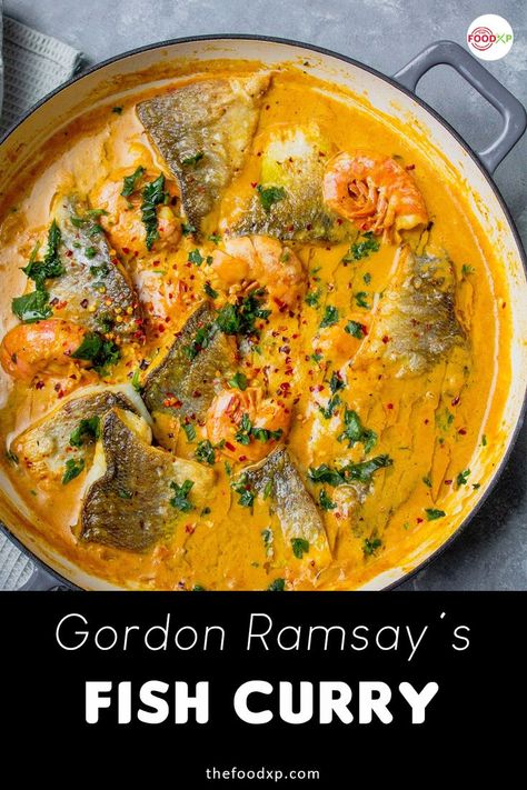 Make the easiest delicious and flavorful curry with Gordon Ramsay's Fish Curry recipe step by step. You can serve it with steamed rice. Explore the recipe at the THEFOODXP blog for more detailed information. #gordonramsayfishcurry #gordonramsayfishcurryrecipe #gordonramsayrecipes #fishcurry #fishcurryrecipe #fishcurryindian #fishcurryrecipeindian Indian Fish Curry Recipe, South Indian Fish Curry, Indian Fish Curry, Gordon Ramsay Dishes, Fish Curry Indian, Gordon Ramsey Recipes, Curry Fish, Gordon Ramsay Recipe, Fish Curry Recipe