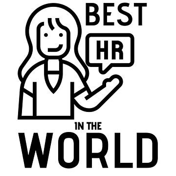 "Human Resources HR Best in the World" Sticker for Sale by JustCreativity | Redbubble Hr Stickers, Hr Quotes, Human Resources Humor, World Sticker, Call Center, Human Resources, Prom, Humor, Human