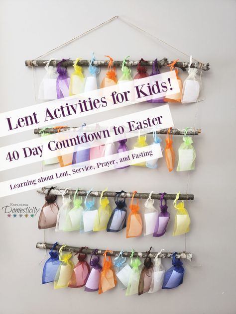 Lent Activities For Kids, Lent Kids, Lent Activities, Fasting Ideas, Lent Ideas, Catholic Icing, Easter Countdown, 40 Days Of Lent, Saints For Kids