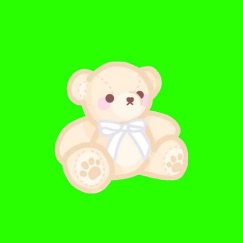 Asistive Bear Cr Me Green Screen Cute Stickers, Dancing Dog Gif, Gacha Stickers, Greenscreen Ideas, Free Green Screen, Episode Backgrounds, Cute Eyes Drawing, Helps Fps, Overlays Cute