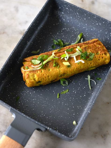 Vegan Asian Breakfast, Vegan Tamagoyaki, Tamagoyaki Recipe, Rolled Omelette, Vegan Frittata, 101 Cookbooks, Vegan Japanese, Asian Breakfast, Masala Spice