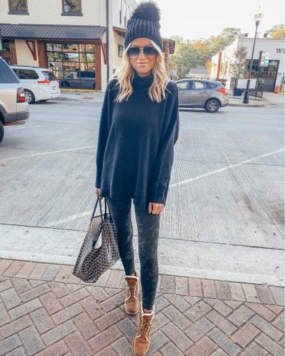 winter casual and comfy everyday style  Size xs in sweater and leggings  Boots are true to size http://liketk.it/2GFkz #liketkit @liketoknow.it #LTKstyletip #LTKunder100 #LTKshoecrush