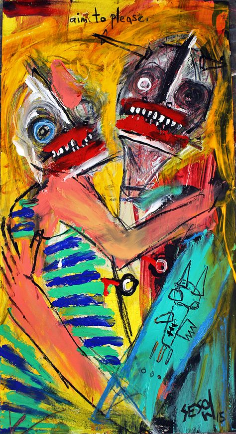 Matt Sesow, Jm Basquiat, Basquiat Paintings, Basquiat Art, Abstract Expressionist Art, Nude Artwork, Expressionist Painting, Unusual Art, Expressive Art