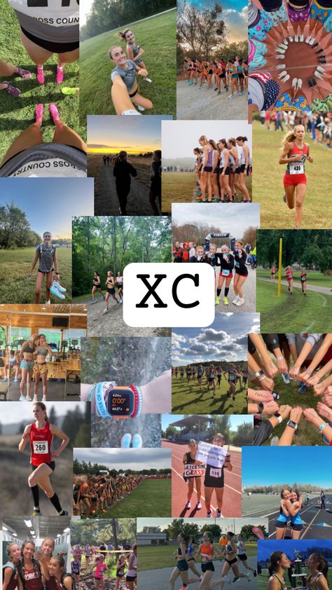 Cross Country #crosscountry #xc #aestethic #crosscountryaesthetic #collages Cross Country Tips, Country Collage, Track Runners, Cross Country Running, Track And Field, Cross Country, Country Girls, Cute Wallpapers, Track