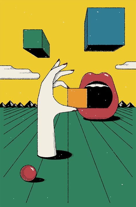 Michael-haddad-illustration-itsnicethat-3 Post Modernism Art, Postmodernism Art, French Comics, Photowall Ideas, Postmodern Art, Postmodern Design, Mixed Art, Arte Sketchbook, Photo Projects