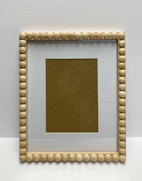 Natural Unfinished Solid Wood Bobbin Frame Seconds Quality Ready for DIY Painted Beaded Frame - Etsy Wood Frame Diy, Bobbin Frame, Beaded Frame, 4x6 Prints, Colorful Space, Wedding Picture Frames, Lexington Ky, Picture Frame Display, Small Frame