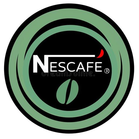 Nescafe Logo, Logo White Background, Nescafe Coffee, Retail Design Display, Coffee Illustration, Logo Redesign, Event Logo, Design Display, Background Illustration