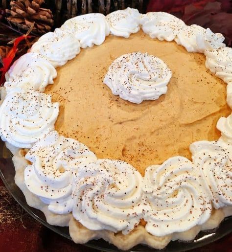 Harvest Pie Recipe, Pumpkin Chiffon Pie Recipe, Chiffon Pie Recipe, Pumpkin Chiffon, Pumpkin Chiffon Pie, Chiffon Pie, Apple Pumpkin Pie, Whipped Pumpkin, Pumpkin Mousse