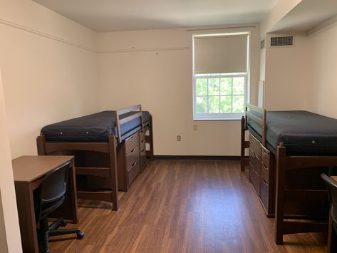 Symmes Hall, 319, 2020 Symmes Hall Miami University Dorm, Miami University Ohio Dorm Room, Dorm Pictures, Miami University Ohio, University Rooms, Dorm Room Layouts, University Hall, University Dorm, University Housing