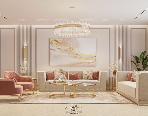 GIRL BEDROOM on Behance Living Room Wall Designs, تص�ميم داخلي فاخر, Elegant Living Room Decor, Latest Living Room Designs, Hall Interior Design, تصميم للمنزل العصري, Hall Interior, Living Room Design Inspiration, Luxury Bedroom Master