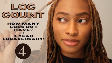 I counted my locs and got an answer to the most popular loc question ever, "How many locs do I have?" #locstyles #loccommunity #locs #locjourney #dreadstyles #dreadlocks #dreads #locstylesforwomen #youtube #naturalhair #naturalhairstyles #blackhairstyles #blackgirlmagic #blackgirlsrock #blackgirlshairstyles #longhair #anniversary #natural #naturalhaircommunity 50 Locs Count, 100 Locs Count, 80 Locs Count, Loc Or Lco Method, Loc Count, Loc Vs Lco Method, Locs Diamond Parts, Natural Hair Community, Loc Styles