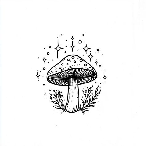 150+ Psychedelic Magic Mushrooms Tattoo Design Ideas Two Mushrooms Tattoo, Snail And Mushroom Tattoo, Minimalist Mushroom Tattoo, Mushroom Tattoos Simple, Tiny Mushroom Tattoo, Simple Mushroom Tattoo, Cute Mushroom Tattoo, Mushrooms Tattoo Design, Small Mushroom Tattoo