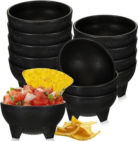 Amazon.com | Maxcheck 12 Pcs Salsa Bowls for Party 4.5" Diameter, Plastic Mexican Salsa Bowls Cute Guacamole Bowls Chips and Salsa Serving Dish Bowls for Party Fiesta Chip Dish Salsa Candy(Green): Serving Bowls Taco Bar Party, Mexican Guacamole, Chips Dip, Salsa Bowls, Chip Bowl, Mexican Salsa, Salad Bowls Set, Chips And Salsa, Serving Table