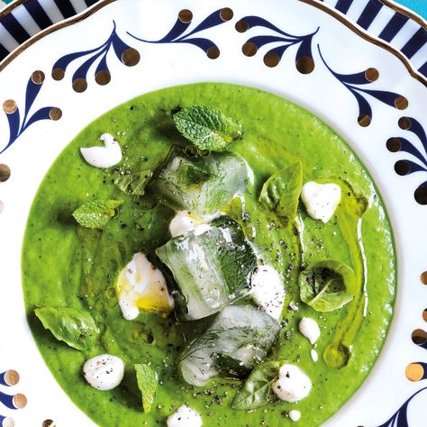 Ricetta Gazpacho verde | La Cucina Italiana Gazpacho, Palak Paneer, Paneer, Avocado, Dessert, Ethnic Recipes