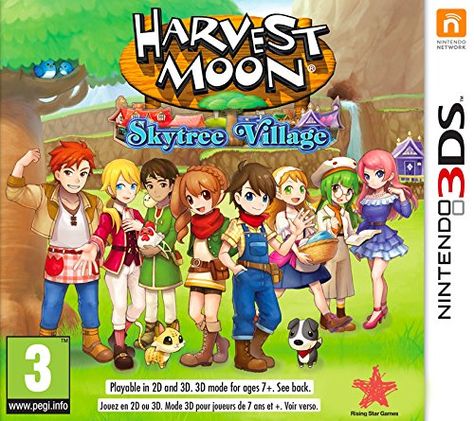 Trio Of Towns, Harvest Moon Game, 3ds Games, Rare Fish, Nintendo Ds Games, Ds Games, Simulation Games, Harvest Moon, The Harvest