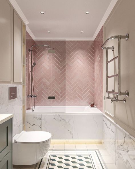 #Rbrohant #faucet #bathroom #bathroomdesign #design #homedecor #home #plumbing Pink Bathrooms Designs, Bathroom Pink, Bathroom Design Styles, Bilik Mandi, Washroom Design, Bathroom Design Decor, Bathroom Top, Bathroom Inspiration Decor, Hus Inspiration