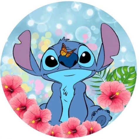 Disney Princess Cupcakes, Background Stand, Diy Cake Topper Birthday, Stitch Cake, Backdrop Fabric, Stitch Birthday, Pop Up Banner, Lilo And Stitch Drawings, Whatsapp Wallpaper Cute