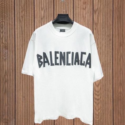 Balenciaga Men's White Short Sleeve Balenciaga Shirt, Mens White Shorts, Crop Blazer, Brown Suede Jacket, Balenciaga Mens, Ralph Lauren Sweater, White Short, Trending Accessories, Jean Coat