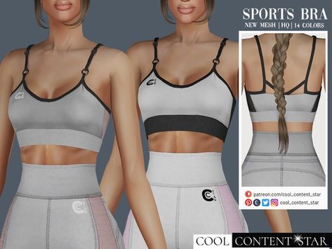 Sports Set | Patreon Sims 4 Cc, Women Clothes, Sims 4, Active Wear, Stars, Sports, Clothes For Women, Clothes