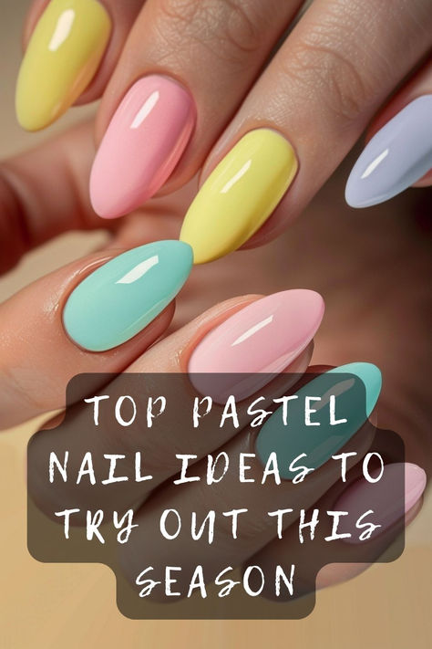 Transform your look with soft pastel shades that make a bold statement. Explore our collection of the best pastel nail ideas for a fresh update. Curious? Click now! 💡💖 #SoftShades #BoldStyle #NailTransform #FreshNails #PastelCollection Pastel Gel Nails Ideas, Pastel Almond Nails, Pastel Nail Ideas, Pastel Nail, A Fashion Designer, Short Acrylic, Pastel Nails, Pastel Shades, Short Acrylic Nails