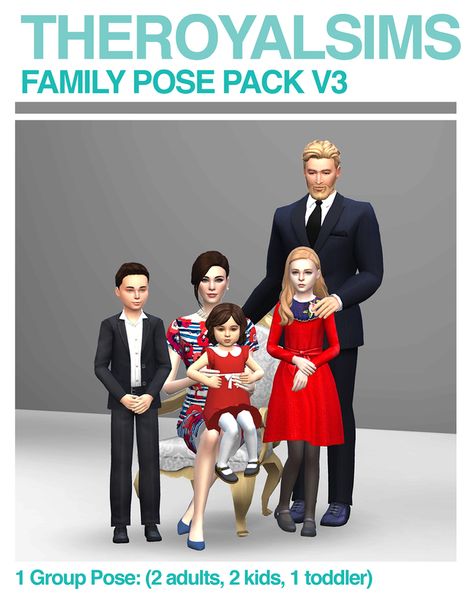 Sims Family, Sims 4 Couple Poses, Toddler Poses, Royal Family Portrait, Sims 4 Cheats, Sims 4 Traits, Sims 4 Family, Family Portrait Poses, The Sims 4 Packs