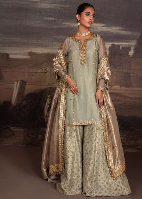 Gharara Designs, Pakistani Fancy Dresses, Pakistani Fashion Party Wear, Desi Clothes, Simple Pakistani Dresses, Designer Dresses Casual, Stylish Dress Book, Pakistani Dress Design, Indian Designer Outfits