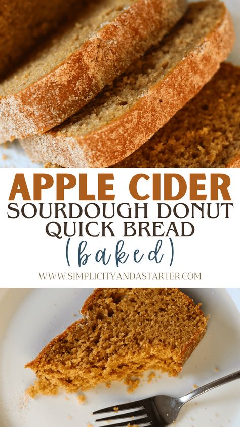 Sourdough Apple Quick Bread, Discard Pumpkin Bread, Sourdough Discard Apple Recipes, Christmas Sourdough Recipes, Sourdough Bread Flavors, Themed Baked Goods, Sourdough Donut, Sourdough Discard Bread, Sourdough Scones