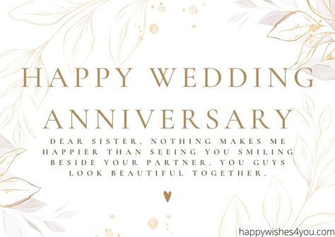 Marriage Anniversary Wishes For Sister, Wedding Anniversary Wishes For Sister, 1st Wedding Anniversary Wishes, Bestie Wedding, Anniversary Wishes For Sister, How To Make Doodle, One Month Anniversary, 16th Wedding Anniversary, Wedding Anniversary Quotes