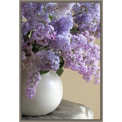 Anna Miller, French Lilac, Flowers In Vase, Purple Vibe, Lavender Aesthetic, Vase White, White Vase, Color Lila, Framed Photographs