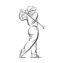 Golf Swing Archives - Golf Illustration Golf Cartoon Drawing, Golfing Tattoo, Golf Drawing Easy, Golf Tattoo Ideas For Men, Golf Doodles, Golf Mural, Golf Cartoon, Golf Illustration, Specials Board