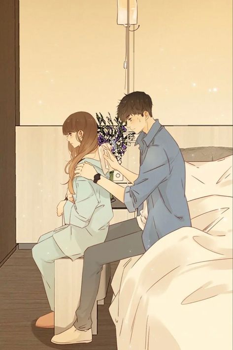 Sick Couple, Arte Aries, Tooth Icon, Anime Love Story, Romantic Anime Couples, Cute Couple Drawings, Cute Couple Cartoon, Animated Love Images, Cute Love Cartoons