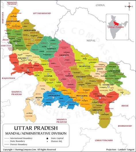 Uttar Pradesh Map Full Hd, India Map Full Hd States, Uttar Pradesh Map, Indian River Map, Guru Movie, India History, River Map, Easy Rangoli Designs Videos, Indian States