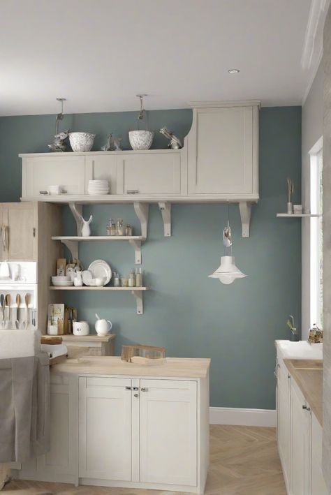 kitchen wall paint, kitchen decor, interior design kitchen, kitchen wall color Beige Kitchen Cabinets, Light Oak Floors, Paint For Kitchen Walls, Repose Gray, Traditional Kitchen Design, Kitchen Wall Colors, Beige Kitchen, Cabinets And Countertops, Cozy Kitchen