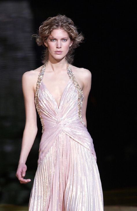 Elie Saab - Spring 2006 2006 Runway, High Fashion Runway, Elie Saab Spring, Runway Outfits, Birthday Fashion, Dream Dresses, Event Outfit, Pink Lady