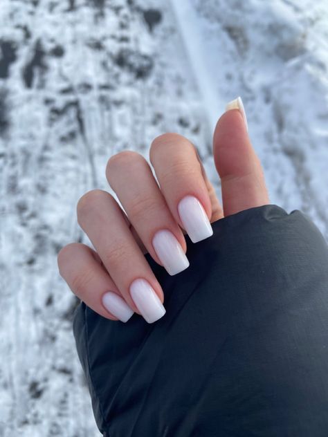 Маникюр Milky Nails, Christmas Nails Easy, Simple Gel Nails, Basic Nails, Casual Nails, Blush Nails, Xmas Nails, Classy Nails, Square Nails