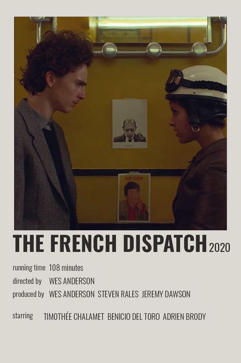 The French Dispatch Poster, French Dispatch Poster, Wes Anderson Movies Posters, The French Dispatch, French Dispatch, Movies To Watch Teenagers, Wes Anderson Movies, Wes Anderson Films, Iconic Movie Posters